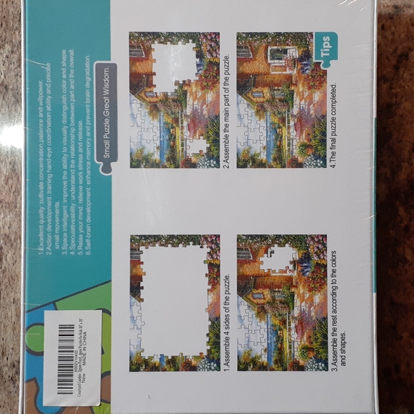 COURTYARD GARDEN JIGSAW PUZZLE. 1000 PIECES - Picture 5 of 5